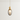 Luminária Pendente Moderna Minimalista Vidro Nervi - Fumê e Dourado / Vidro e Latão / 8,5x18cm / Oval - ORNE™