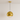 Luminária Pendente Moderno Minimalista Globo Bola Vidro Orb - Dourado / Ø15cm - ORNE™