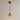 Luminária Pendente Moderna Minimalista LED Vidro Metal Pajallie - Ø15x15cm / Âmbar / Branco Quente (3000K) - ORNE™