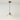 Luminária Pendente Moderna Minimalista LED Vidro Metal Pajallie - Ø22x12cm / Incolor / Branco Quente (3000K) - ORNE™