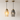 Luminária Pendente Moderna Minimalista LED Vidro Metal Sigatto - Âmbar / Branco Quente (3000K) - ORNE™