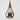 Luminária Pendente Moderno Retrô Vintage Madeira Vidro Globo Aoyama — ORNE