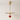Luminária Pendente Moderna Minimalista LED Acrílico Metal Kimiatto - Vermelho / Branco Quente (3000K) - ORNE™