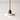 Luminária Pendente Moderna Minimalista Retrô Vidro Color Candy - Vermelho e Branco / Ø25cm - ORNE™