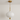 Luminária Pendente Moderna Minimalista Vidro Cartere - Ø25cm / Branco e Dourado - ORNE™