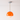 Luminária Pendente Moderna Minimalista Metal Vidro Nore - Laranja / Ø23x21cm - ORNE™