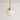 Luminária Pendente Moderna Minimalista Metal Vidro Zeno - Ø20x16,5cm / Branco e Dourado - ORNE™
