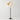 Luminária de Piso Clássica Minimalista Metal Madeira Acrílico Uppsala