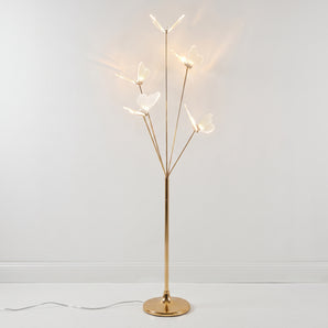 Luminária de Piso Moderna Minimalista Metal Acrílico Sinfra