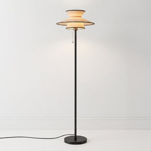 Luminária de Piso Moderna Minimalista Metal Tecido Koumassi