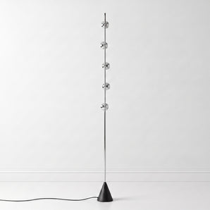 Luminária de Piso Moderna Minimalista LED Metal Madinani