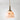 Luminária Pendente Clássica Minimalista Metal Vidro Rosetta