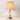 Luminária de Mesa Clássica Minimalista Metal Cristal Tecido Raozan