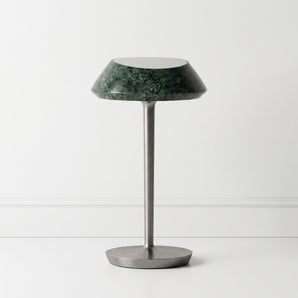 Luminária de Mesa Moderna Minimalista Metal Mármore Papayes