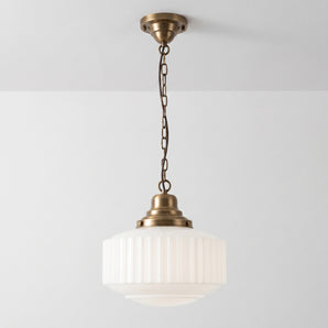 Luminária Pendente Retrô Minimalista Metal Vidro Magnien