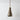 Luminária Pendente Retrô Minimalista Metal Bauska