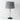 Luminária de Mesa Moderna Minimalista Metal Cristal Tecido Taola