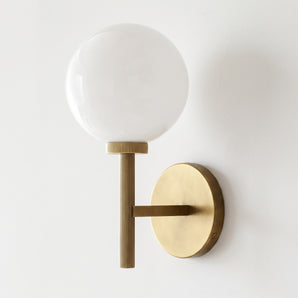 Luminária Arandela Moderna Minimalista Metal Vidro Saldus