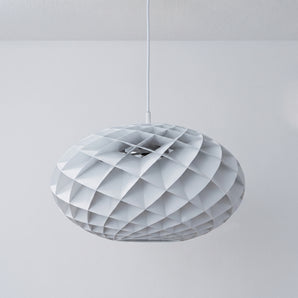Luminária Pendente Minimalista Moderno Acrílico Metal Aurano
