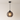 Luminária Pendente Moderna Minimalista Vidro Zaera Lumi - Ø20cm / Cinza / Vidro e Alumínio - ORNE™