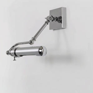 Luminária Arandela Articulada Industrial Moderna Metal Prata Rhipsalis — ORNE