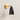 Luminária Arandela Moderna Minimalista Articulada Metal Benian - Preto e Dourado / Longo / Ø10x15cm - ORNE™