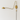 Luminária Arandela Moderna Minimalista Articulada Metal Novaci - Dourado / Com plugue / Ø20x47cm - ORNE™