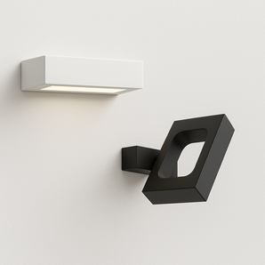 Luminária Arandela Moderna Minimalista Articulada LED Metal Phare - Branco Quente (3000K) / 55x13cm / Branco - ORNE™