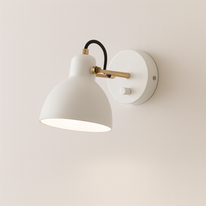 Luminária Pendente Arandela Moderna Minimalista Articulada Metal Vidro Puriny - Arandela / Alumínio e Vidro - ORNE™