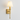 Luminária Arandela Minimalista Tecido Metal Ace - Dourado / Ø16x54cm - ORNE™