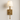 Luminária Arandela Minimalista Tecido Metal Ace - Dourado / Ø16x54cm - ORNE™