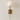 Luminária Arandela Moderna Minimalista Metal Tecido Souja - Dourado / Ø16x54cm - ORNE™