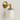 Luminária Arandela Moderna Minimalista Metal Vidro Gura - Ø10x25,2cm / Alumínio e Vidro / Branco e Dourado - ORNE™