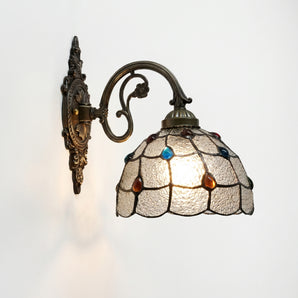 Luminária Arandela Clássica Retrô Vintage Vidro Metal Agathe — ORNE