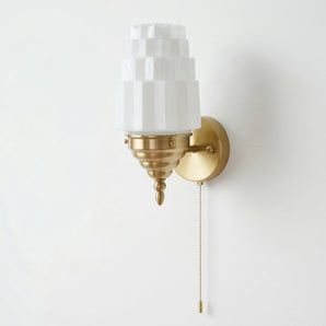 Luminária Arandela Clássica Retrô Vintage Vidro Metal Asolo — ORNE