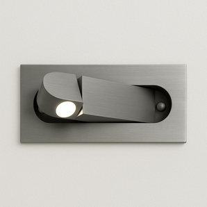 Luminária Arandela Moderna Minimalista LED Metal Ganvalle - Fumê / Branco Quente (3000K) - ORNE™