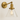 Luminária Arandela Minimalista Metal Vidro Kali - Dourado / Ø18,5x24cm - ORNE™