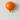 Luminária Arandela Moderno Minimalista Acrílico Baloon - Laranja / Ø35cm - ORNE™