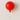 Luminária Arandela Moderno Minimalista Acrílico Baloon - Vermelho / Ø25cm - ORNE™