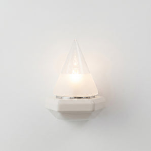 Luminária Arandela Moderna Minimalista Cerâmica Vidro Adama — ORNE