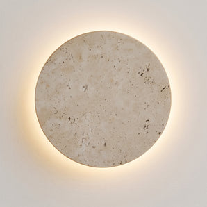 Luminária Arandela Moderna Minimalista Mármore Travertino LED Lovallir — ORNE