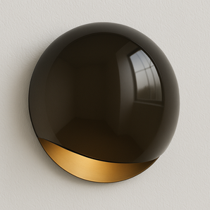 Luminária Arandela Moderna Minimalista Metal LED Asti - Fumê / Branco Quente (3000K) - ORNE™