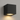 Luminária Arandela Moderna Minimalista GU10 IP65 Jam Box - 8x8cm / Preto - ORNE™