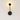 Luminária Arandela Moderna Minimalista Metal LED Wind - Preto / 42cm / Branco Quente (3000K) - ORNE™