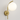 Luminária Arandela Moderna Clássica Bola Globo Vidro Pop - Dourado / Metal / Branco Quente (3000K) - ORNE™