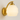 Luminária Arandela Moderna Minimalista Metal Vidro Sconce - Dourado / Vidro Branco - ORNE™