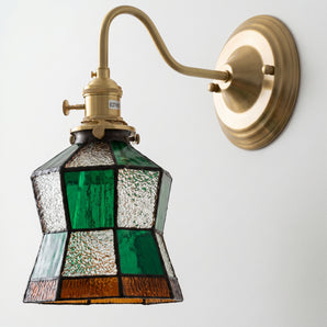 Luminária Arandela Tiffany Clássica Retrô Vintage Vidro Metal Grápia — ORNE
