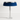 Luminária de Mesa Abajur Moderna Minimalista Metal Vidro Tecido Falazi - Tecido, Vidro e Tecido / Ø32x46cm / Azul / Bivolt - ORNE™