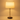 Luminária de Mesa Moderna Minimalista Madeira Metal Cúpula Lyra - Dourado / Branco Quente (3000K) - ORNE™