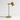 Luminária de Mesa Abajur Moderna Minimalista LED Metal Gold Lux - Dourado / Ø12x37cm - ORNE™